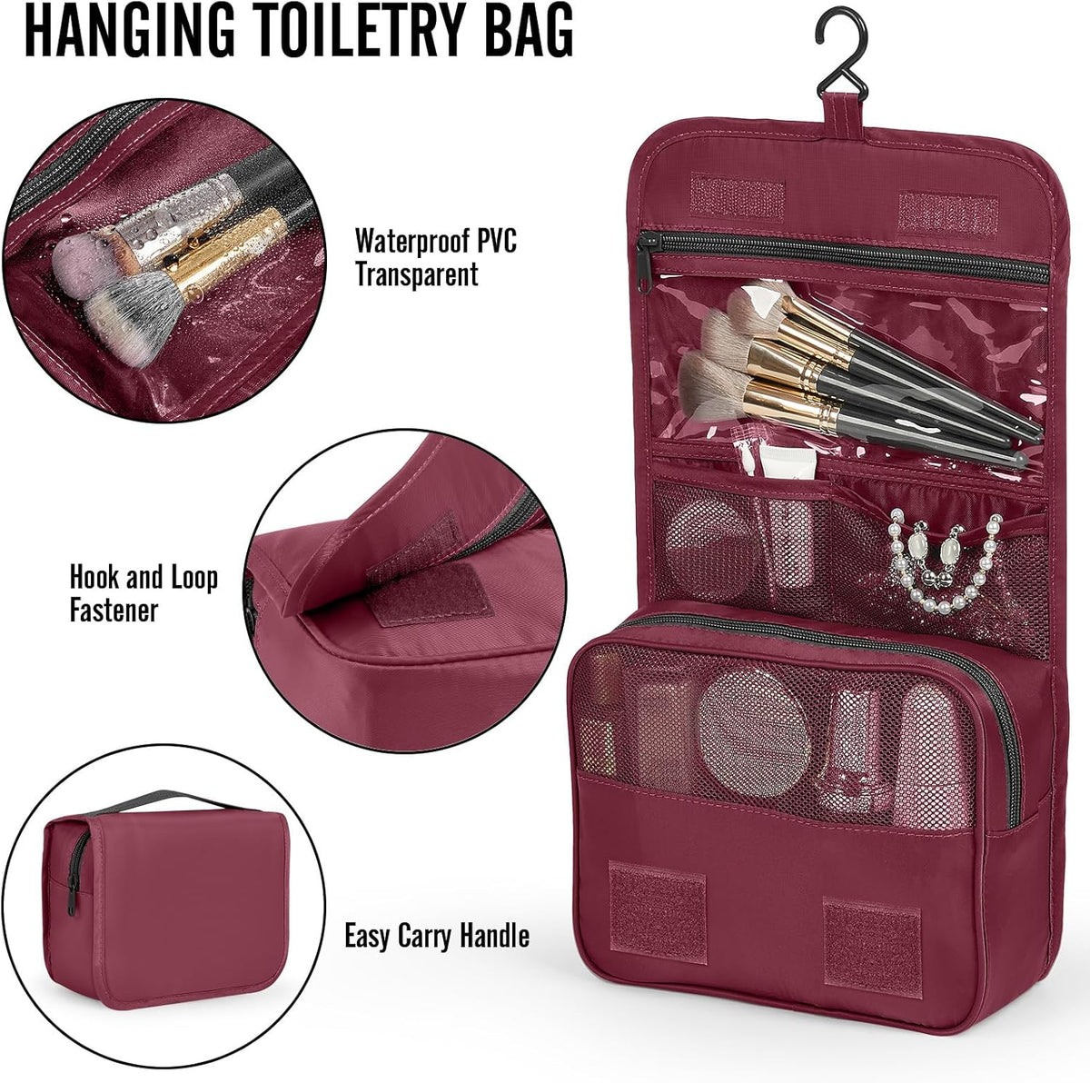 10 Set Packing Cubes for Travel Essentials, Suitcase Organizer Bags in 4 Sizes, Carry-On Luggage Accessories with Laundry Bag, Airplane Must Have with 99-Count Mesh Holes