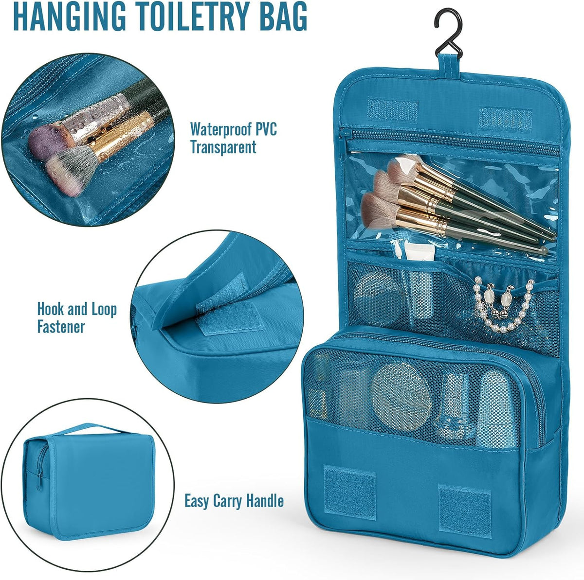 10 Set Packing Cubes for Travel Essentials, Suitcase Organizer Bags in 4 Sizes, Carry-On Luggage Accessories with Laundry Bag, Airplane Must Have with 99-Count Mesh Holes