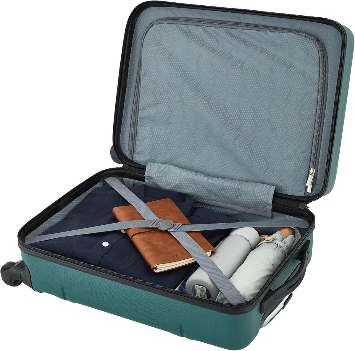 Skyline 22" Carry-On Spinner Luggage, Skyline Blue