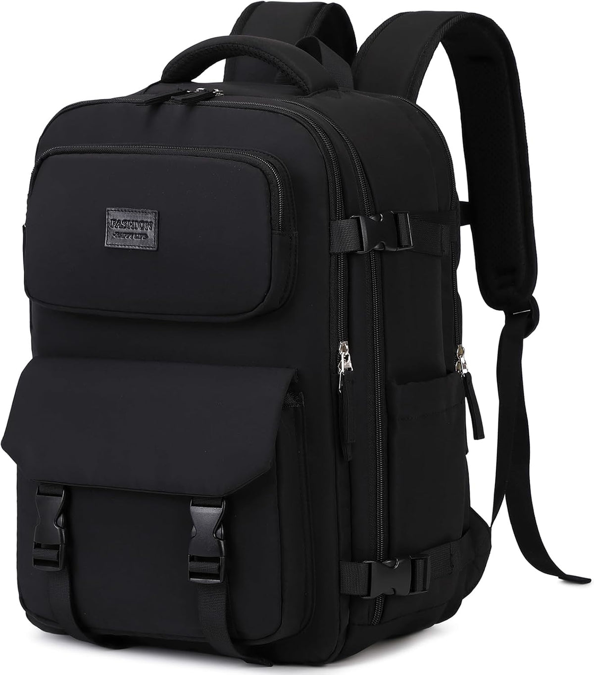 Travel Backpack for Women Men Carry On Flight Approved 3pcs Set Personal Item Travel Bag With Luggage Strap