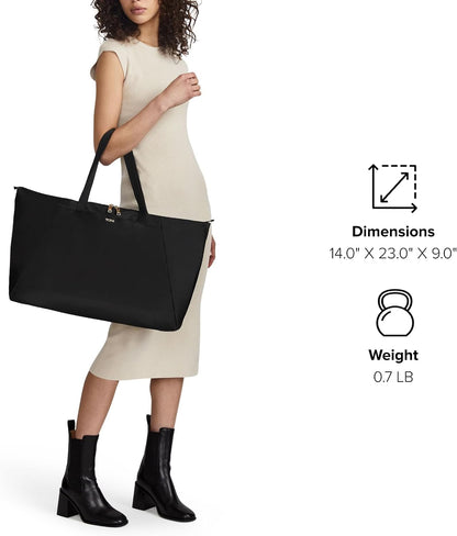 Just In Case Tote - Packable Travel Tote Bag for Women & Men - Carry Travel Accessories Easily