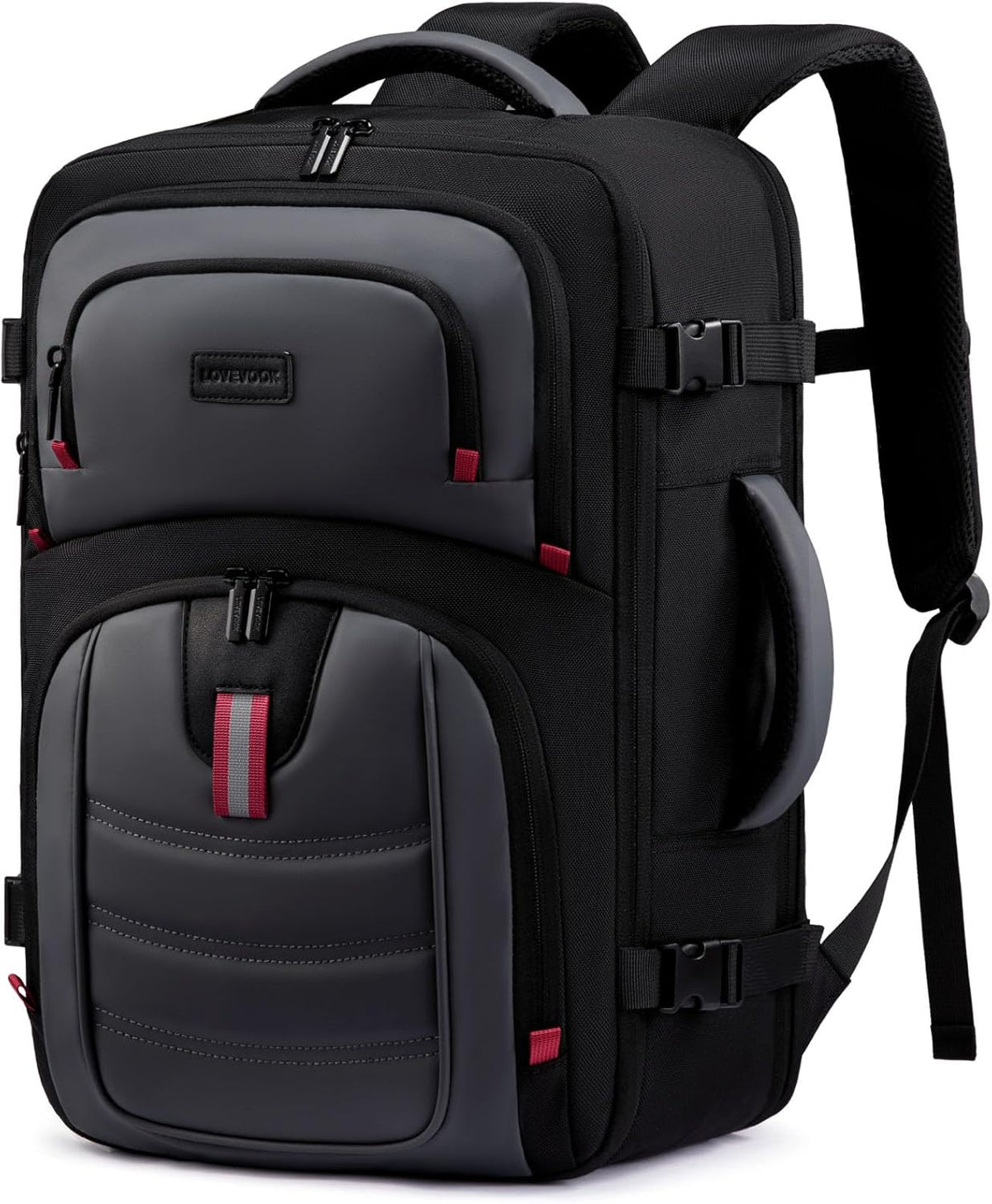 40L Travel Backpack for Men - Airline Approved Carry On Backpack | TSA Bags with 3 Packing Cubes, Waterproof Weekender Backpack Fits 17" Laptop, Overnight Personal Item Bag for Business Trips
