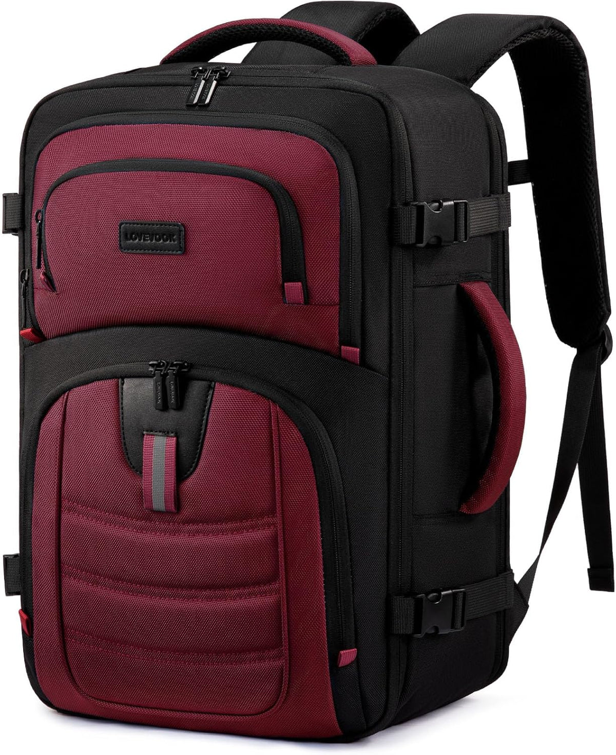 40L Travel Backpack for Men - Airline Approved Carry On Backpack | TSA Bags with 3 Packing Cubes, Waterproof Weekender Backpack Fits 17" Laptop, Overnight Personal Item Bag for Business Trips