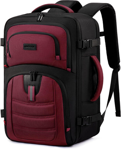 40L Travel Backpack for Men - Airline Approved Carry On Backpack | TSA Bags with 3 Packing Cubes, Waterproof Weekender Backpack Fits 17" Laptop, Overnight Personal Item Bag for Business Trips