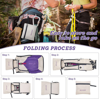 20L Small Hiking Backpack for Men Women Foldable Packable Back Pack Ultralight Hiking Daypack for Travel Camping Outdoor, Beige