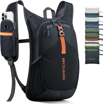 20L Small Hiking Backpack for Men Women Foldable Packable Back Pack Ultralight Hiking Daypack for Travel Camping Outdoor, Beige
