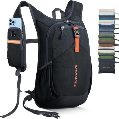 20L Small Hiking Backpack for Men Women Foldable Packable Back Pack Ultralight Hiking Daypack for Travel Camping Outdoor, Beige