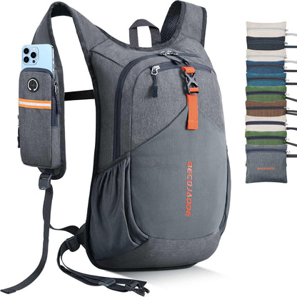 20L Small Hiking Backpack for Men Women Foldable Packable Back Pack Ultralight Hiking Daypack for Travel Camping Outdoor, Beige