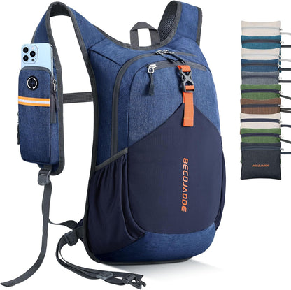 20L Small Hiking Backpack for Men Women Foldable Packable Back Pack Ultralight Hiking Daypack for Travel Camping Outdoor, Beige