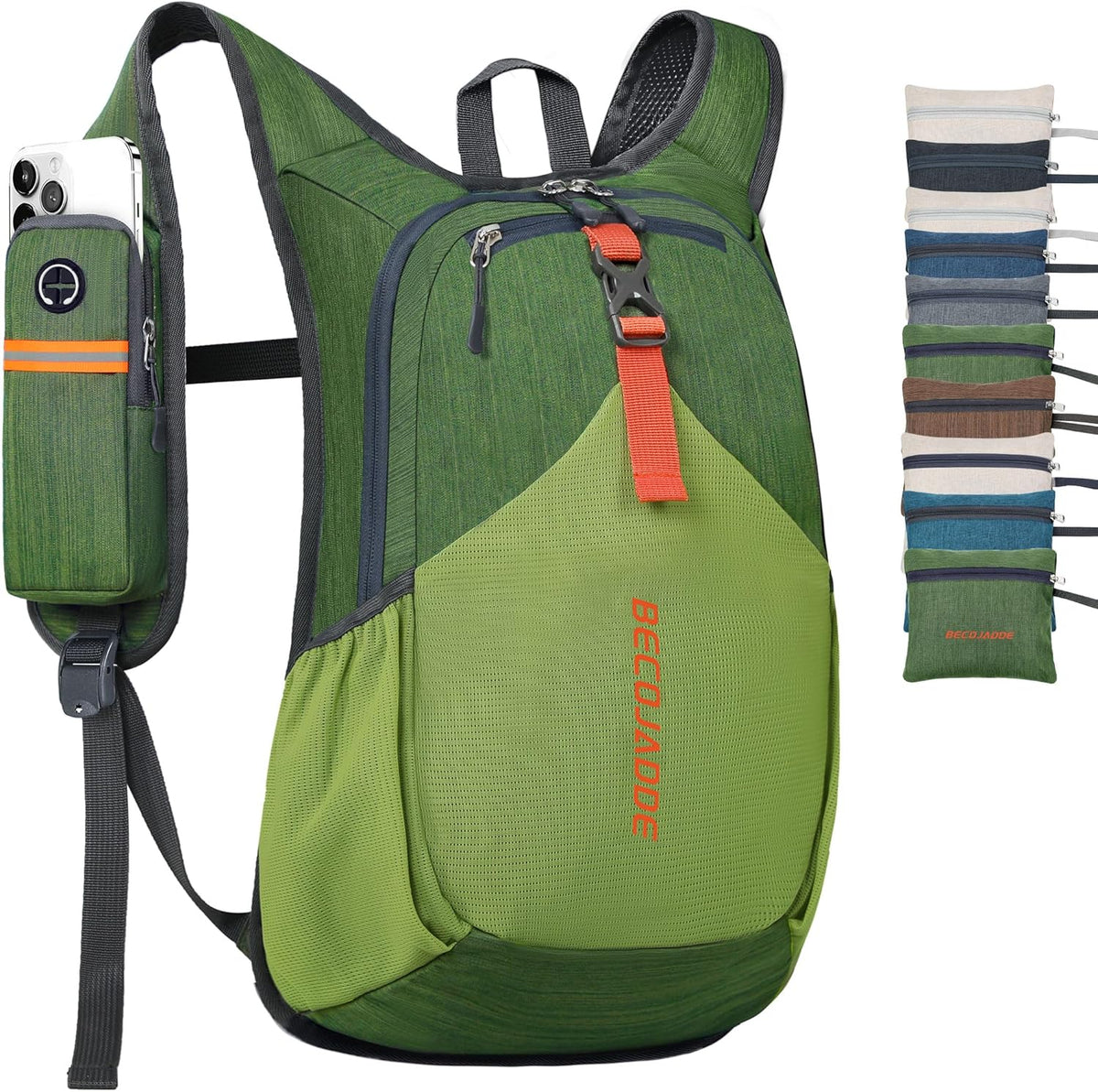 20L Small Hiking Backpack for Men Women Foldable Packable Back Pack Ultralight Hiking Daypack for Travel Camping Outdoor, Beige
