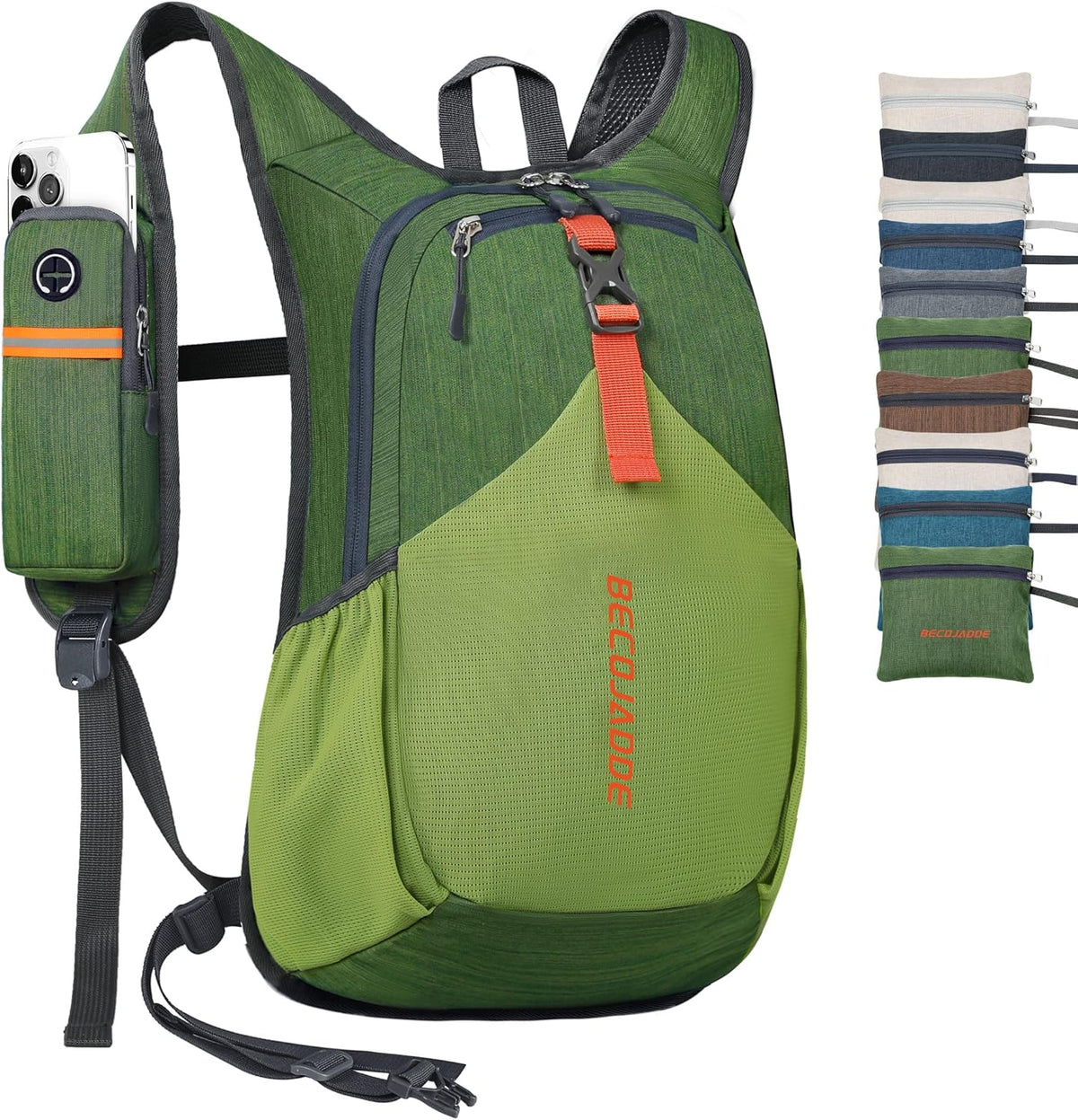 20L Small Hiking Backpack for Men Women Foldable Packable Back Pack Ultralight Hiking Daypack for Travel Camping Outdoor, Beige