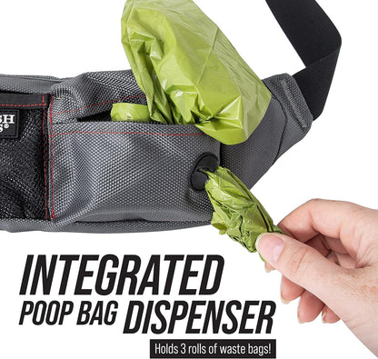 Dog Treat Pouch for Training | Training Treat Pouches for Pet Training | Treat Bag for Dog Training | Portable Kibble Snack Container for Pets | Fanny Pack Waist Belt Transport On The Go