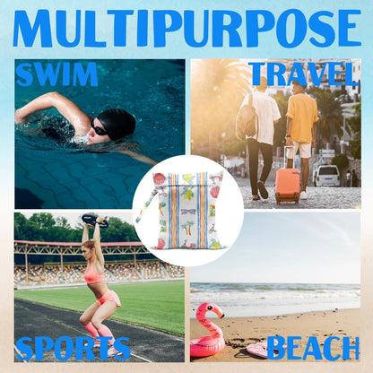 Cherry Wet Bag for Swimsuit Dirty Clothes Yoga Gym Diaper, Wet Dry Bag, Beach Vacation Essential for Travel Poor Bathing Summer Cherry Gifts