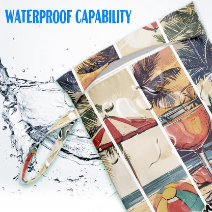 Cherry Wet Bag for Swimsuit Dirty Clothes Yoga Gym Diaper, Wet Dry Bag, Beach Vacation Essential for Travel Poor Bathing Summer Cherry Gifts