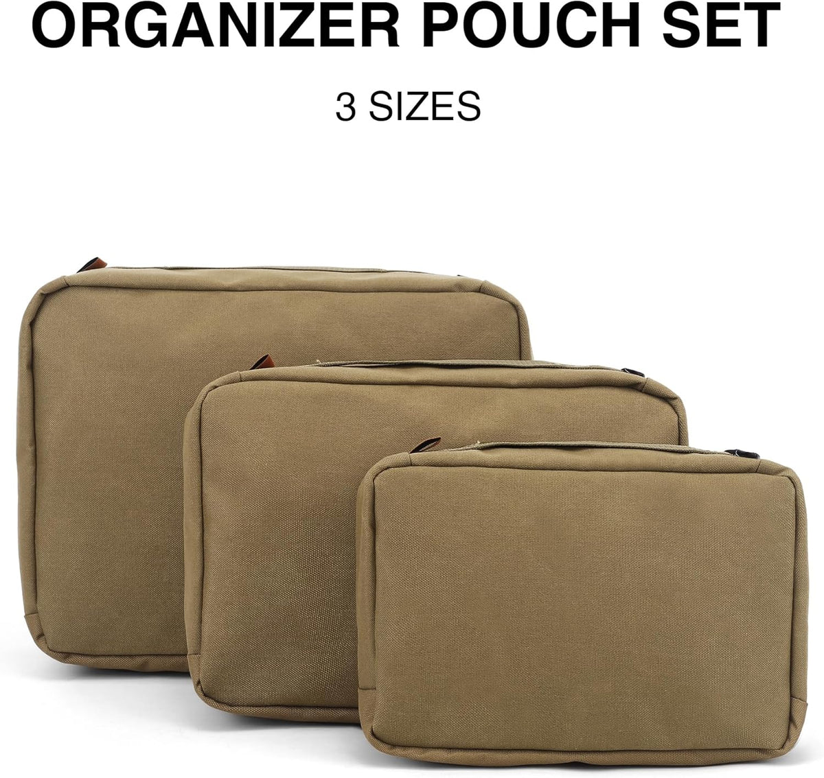 Packing Cubes for Travel, 3 Pack Cordura Tactical Luggage Organizer Bags Set for Outdoor Camping,Backpacking,Hiking