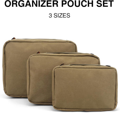 Packing Cubes for Travel, 3 Pack Cordura Tactical Luggage Organizer Bags Set for Outdoor Camping,Backpacking,Hiking
