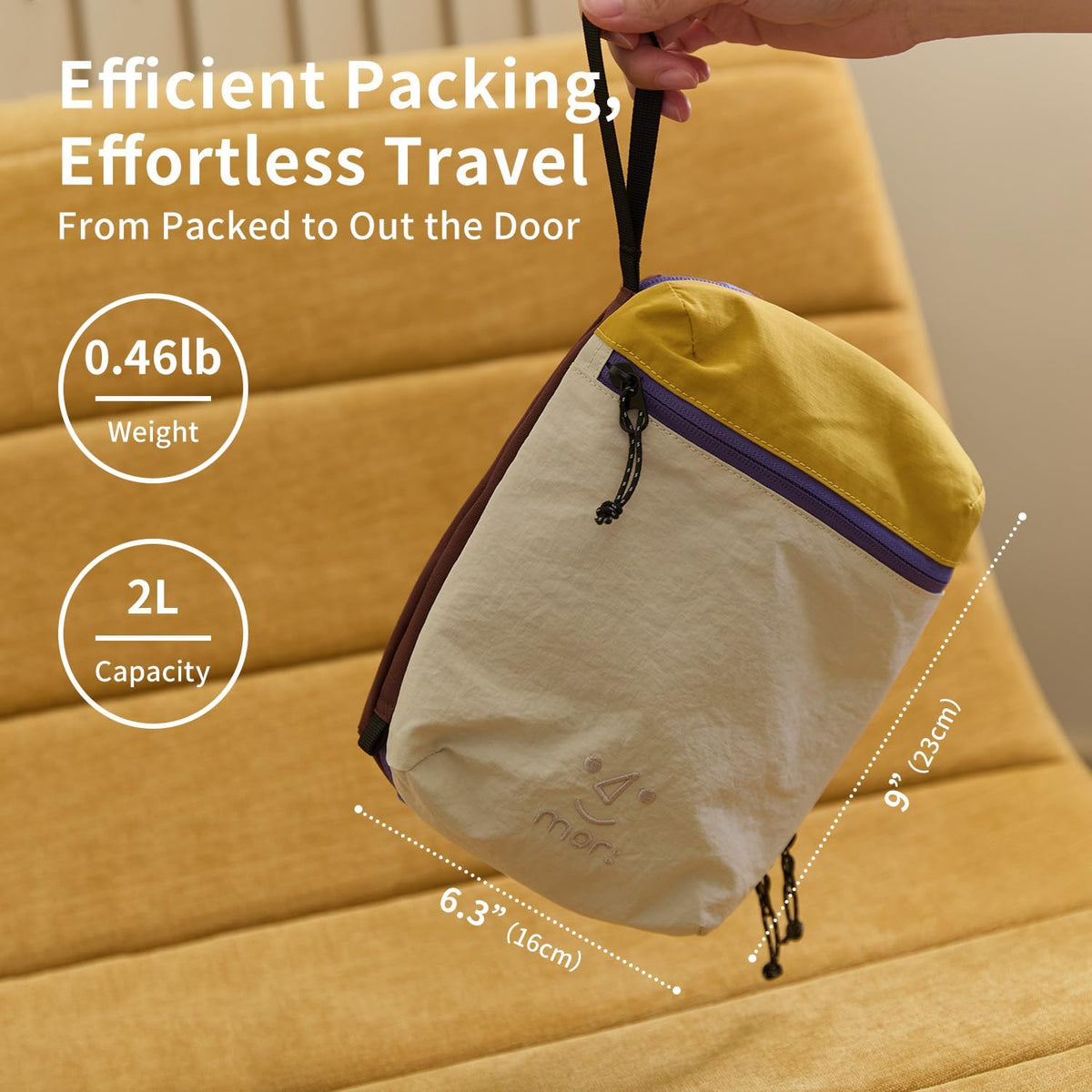 Small Toiletry Bag Travel Bag with Hanging Hook | Dry-wet Separation,Makeup Cosmetic Bag,Shaving Kit Toiletry Bag, Travel Organizer for Shampoo,Toiletries,Gym,Camping
