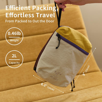 Small Toiletry Bag Travel Bag with Hanging Hook | Dry-wet Separation,Makeup Cosmetic Bag,Shaving Kit Toiletry Bag, Travel Organizer for Shampoo,Toiletries,Gym,Camping