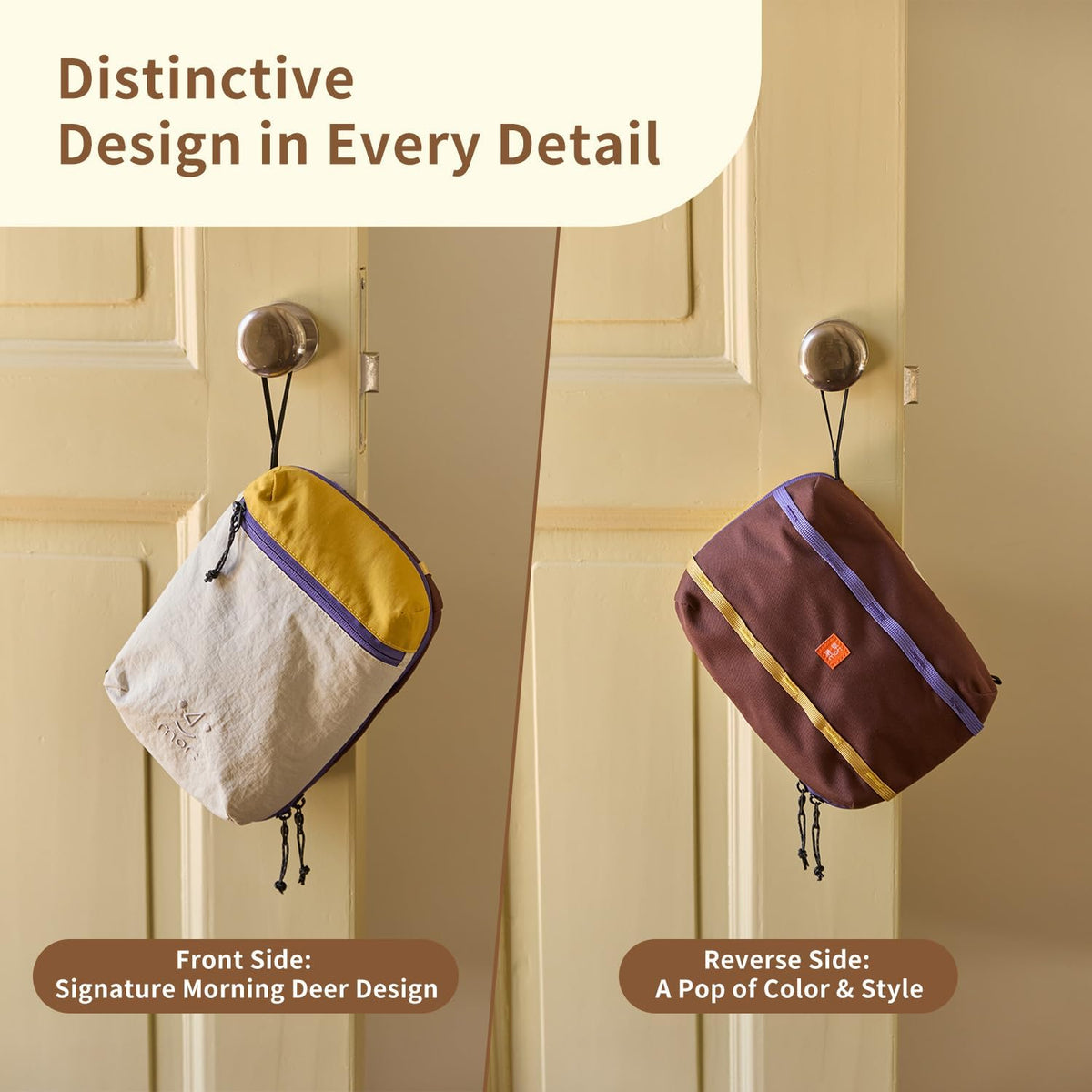Small Toiletry Bag Travel Bag with Hanging Hook | Dry-wet Separation,Makeup Cosmetic Bag,Shaving Kit Toiletry Bag, Travel Organizer for Shampoo,Toiletries,Gym,Camping