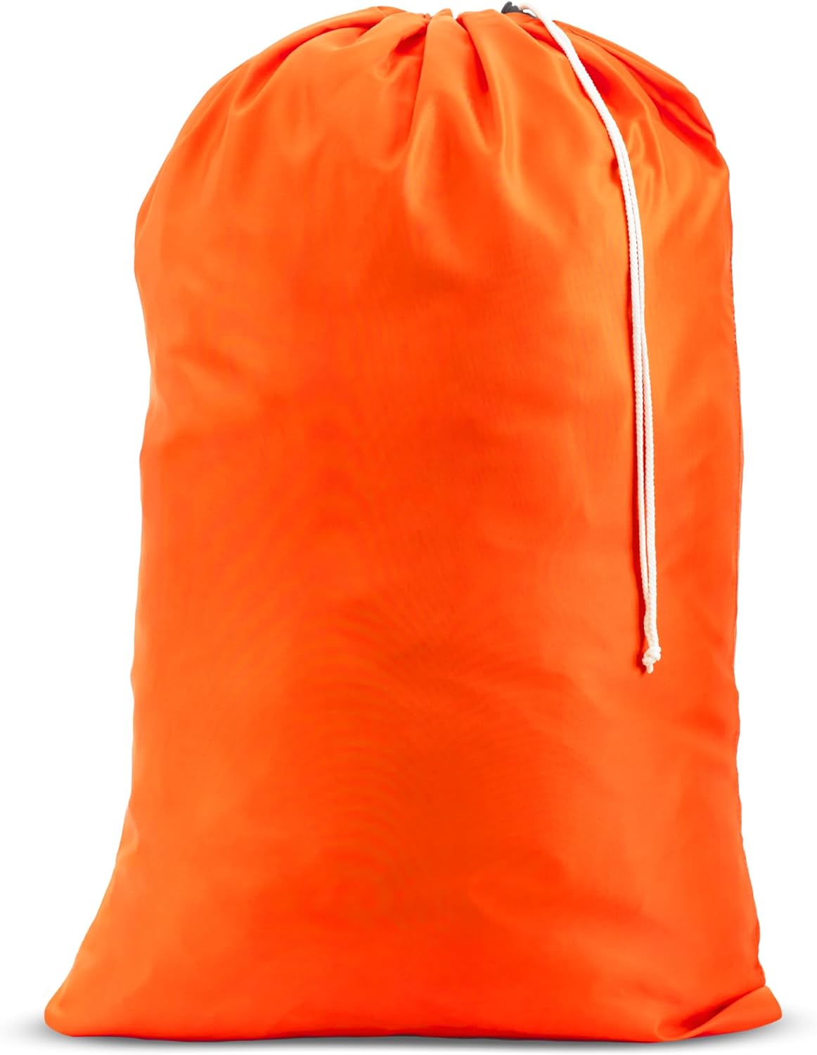 Extra Large Laundry Bag 30 x 40 - Heavy Duty Nylon, Locking Drawstring, Machine Washable, Holds 3 Loads, Dirty Clothes Sack for Travel, Dorm, College | (Orange)
