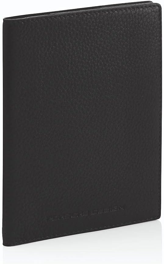 Porsche RFID Blocking Leather Passport Wallet, Slim Family Travel Organizer for 6, Designer Zipper Passport Holder with Card Slots, Luxury Travel Document Organizer