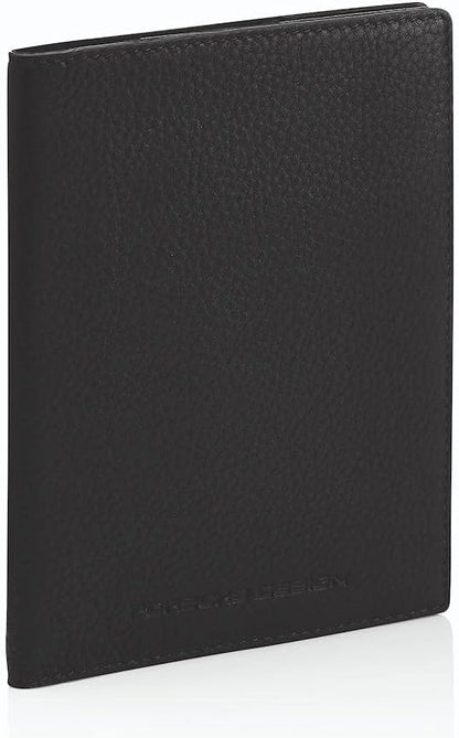 Porsche RFID Blocking Leather Passport Wallet, Slim Family Travel Organizer for 6, Designer Zipper Passport Holder with Card Slots, Luxury Travel Document Organizer