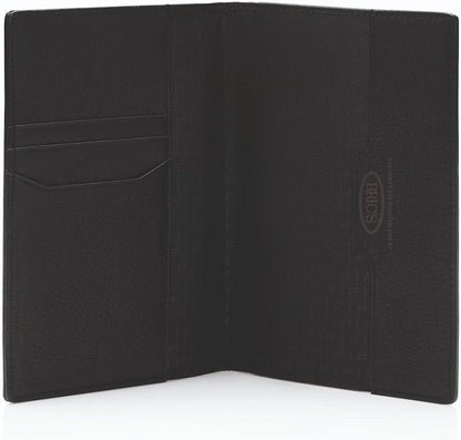Porsche RFID Blocking Leather Passport Wallet, Slim Family Travel Organizer for 6, Designer Zipper Passport Holder with Card Slots, Luxury Travel Document Organizer