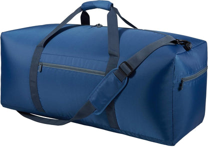 Foldable Duffel Bag 30 inch 75L Large Lightweight Luggage for Travel Camping Storage-Black