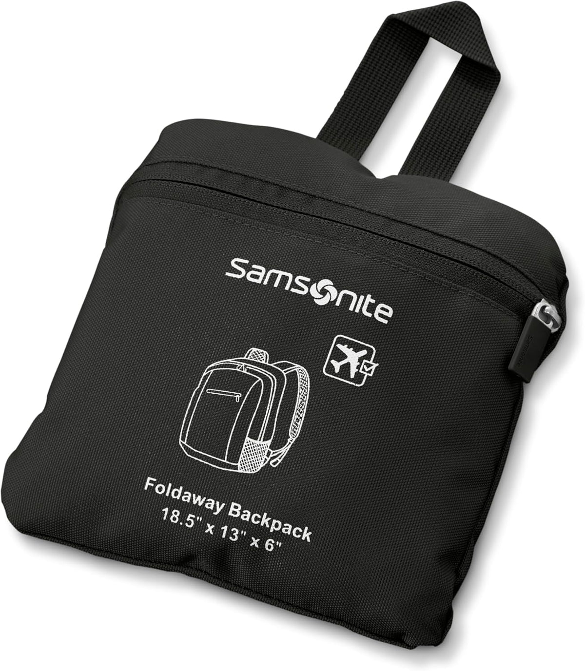 Foldaway Backpack, Black