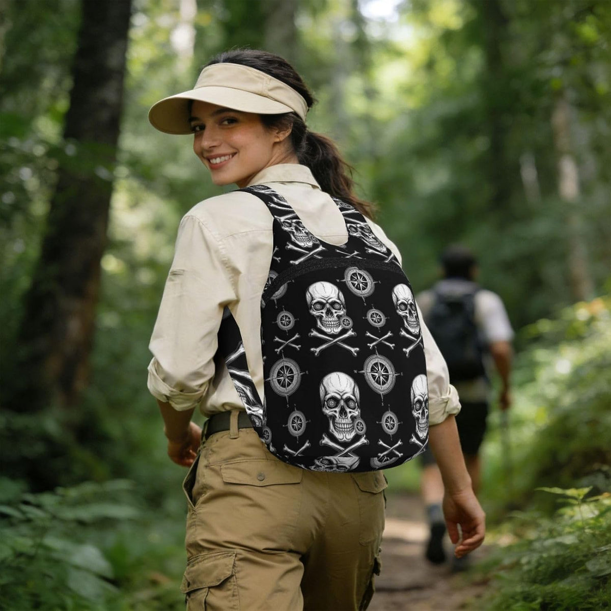 Lightweight Packable Backpack Foldable Hiking Backpacks Nanotechnology And Physics Sketch Elements Science Compact Folding Daypack for Travel