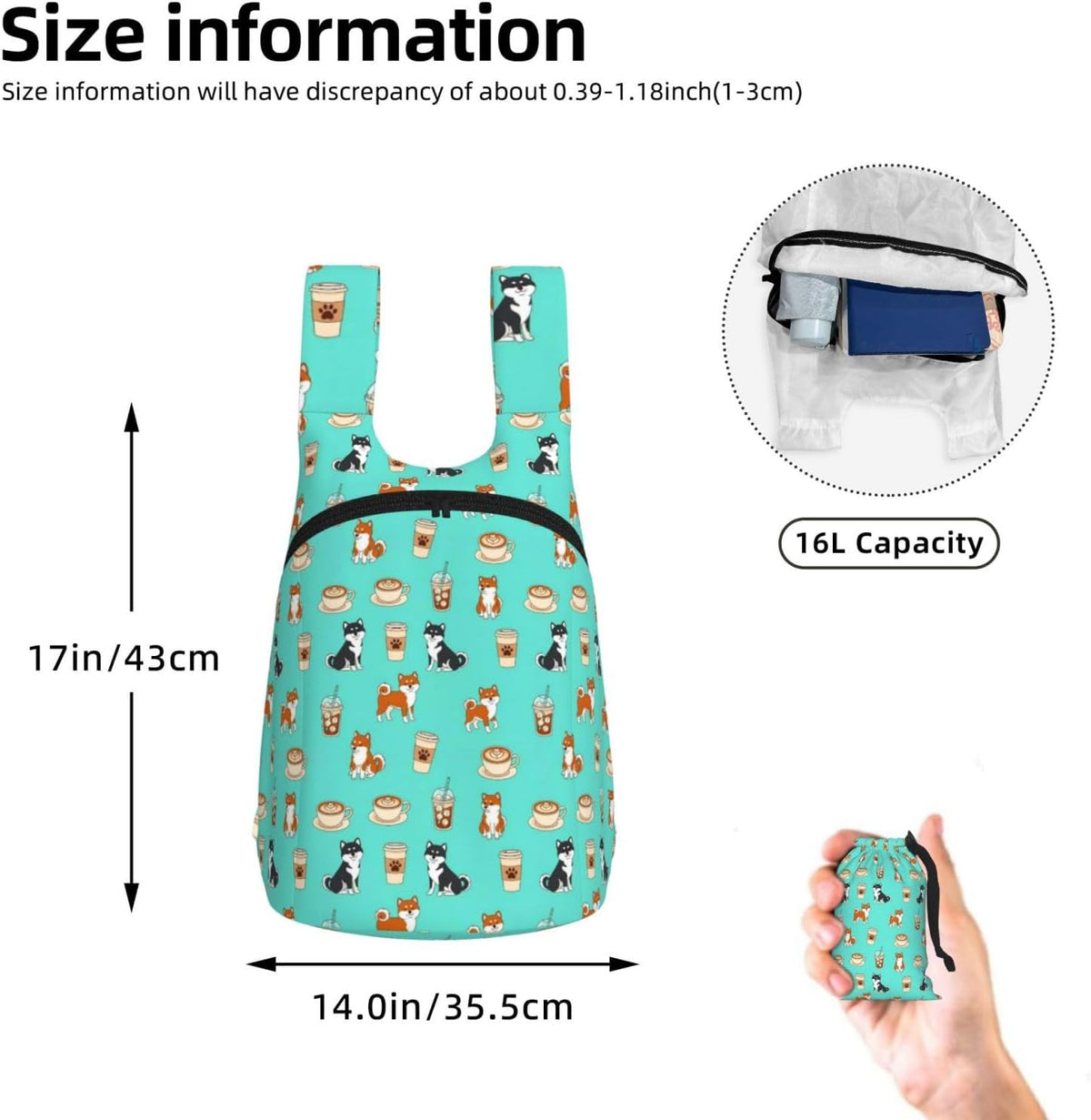 Lightweight Packable Backpack Foldable Hiking Backpacks Nanotechnology And Physics Sketch Elements Science Compact Folding Daypack for Travel