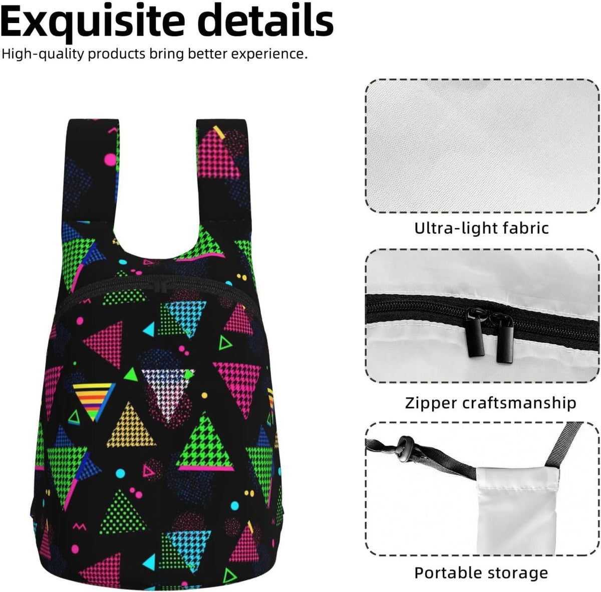 Lightweight Packable Backpack Foldable Hiking Backpacks Nanotechnology And Physics Sketch Elements Science Compact Folding Daypack for Travel
