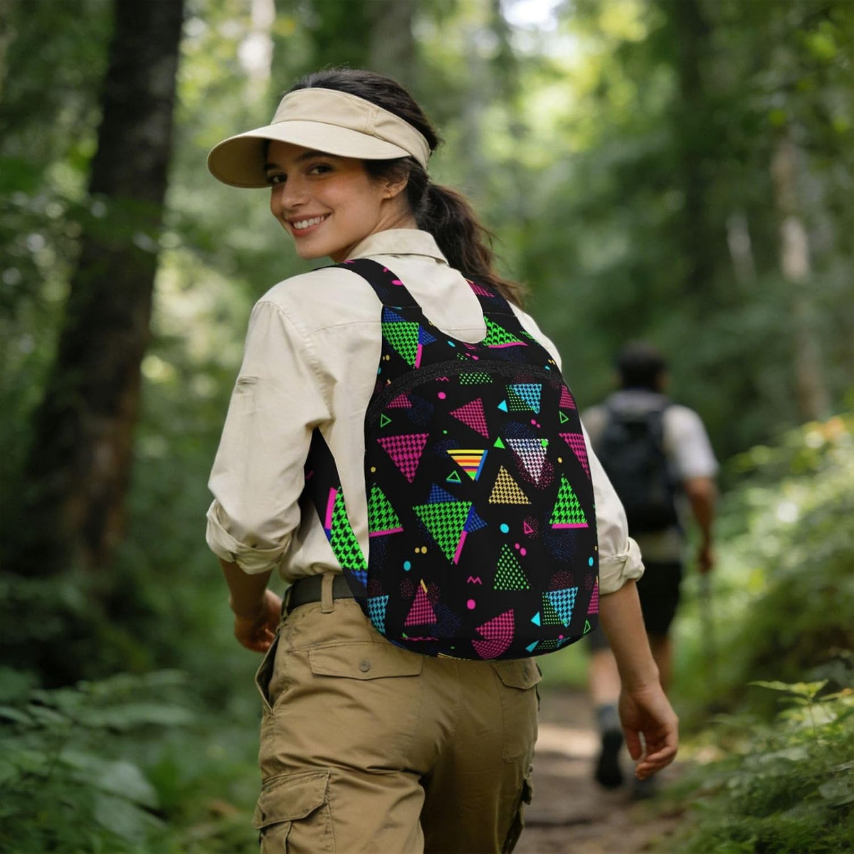 Lightweight Packable Backpack Foldable Hiking Backpacks Nanotechnology And Physics Sketch Elements Science Compact Folding Daypack for Travel