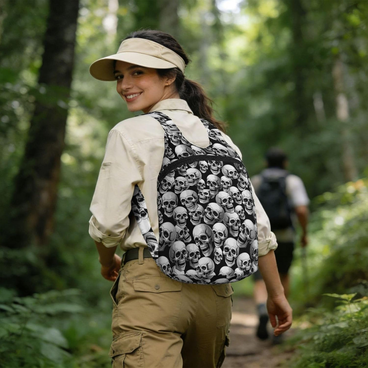 Lightweight Packable Backpack Foldable Hiking Backpacks Nanotechnology And Physics Sketch Elements Science Compact Folding Daypack for Travel