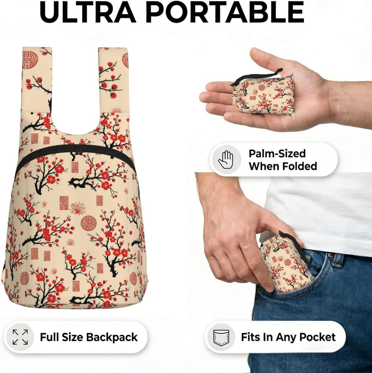 Lightweight Packable Backpack Foldable Hiking Backpacks Nanotechnology And Physics Sketch Elements Science Compact Folding Daypack for Travel