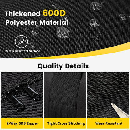 Extra Large Duffle Bag for Travel - 100L Duffel Bag for Men Gear Bag for Storage Foldable Weekender Bag for Overnight Camping - Black