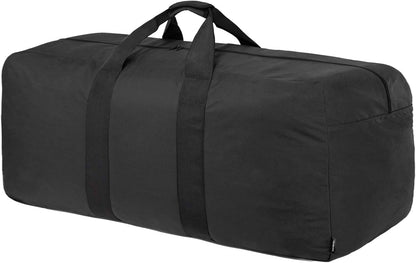 Extra Large Duffle Bag for Travel - 100L Duffel Bag for Men Gear Bag for Storage Foldable Weekender Bag for Overnight Camping - Black