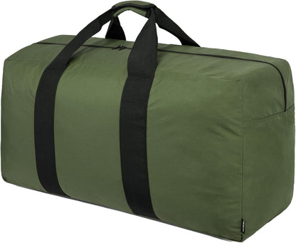 Extra Large Duffle Bag for Travel - 100L Duffel Bag for Men Gear Bag for Storage Foldable Weekender Bag for Overnight Camping - Black