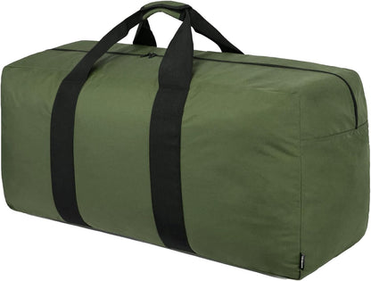 Extra Large Duffle Bag for Travel - 100L Duffel Bag for Men Gear Bag for Storage Foldable Weekender Bag for Overnight Camping - Black