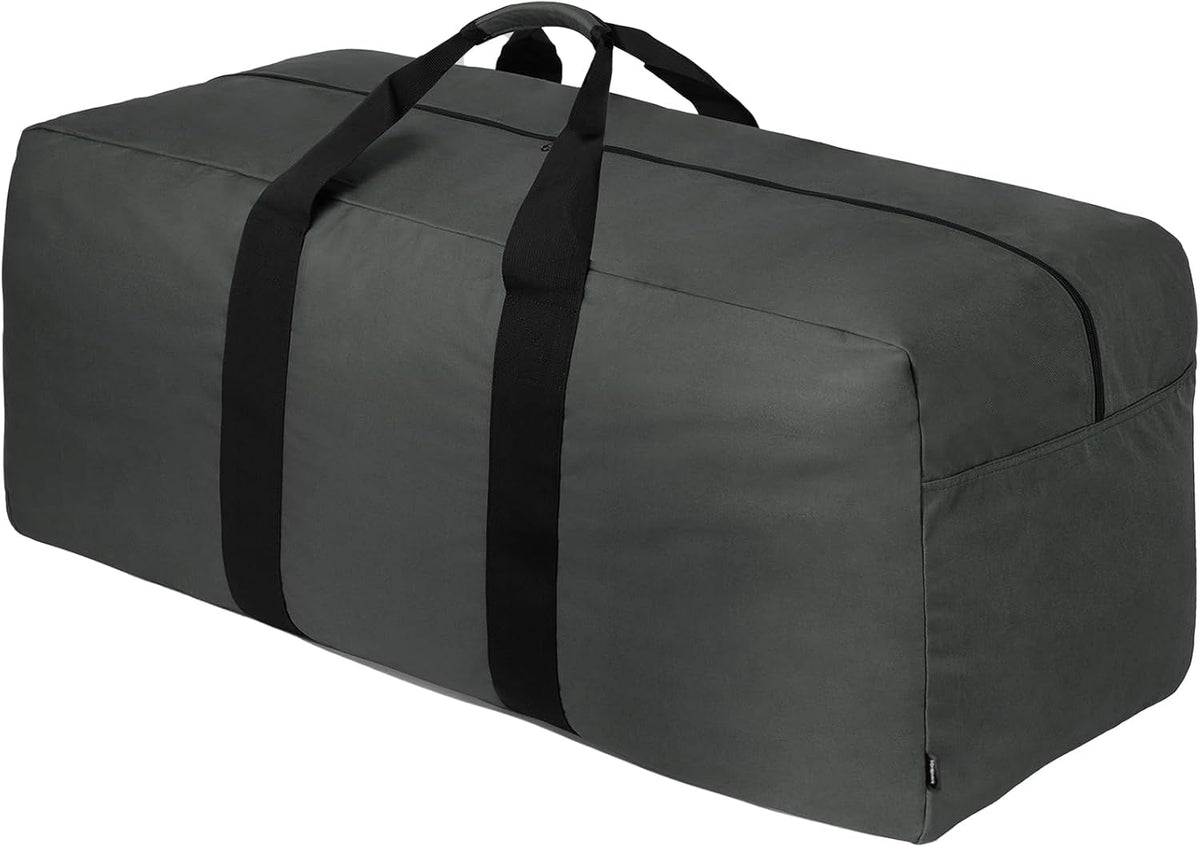 Extra Large Duffle Bag for Travel - 100L Duffel Bag for Men Gear Bag for Storage Foldable Weekender Bag for Overnight Camping - Black