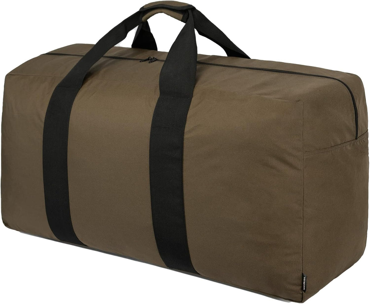 Extra Large Duffle Bag for Travel - 100L Duffel Bag for Men Gear Bag for Storage Foldable Weekender Bag for Overnight Camping - Black