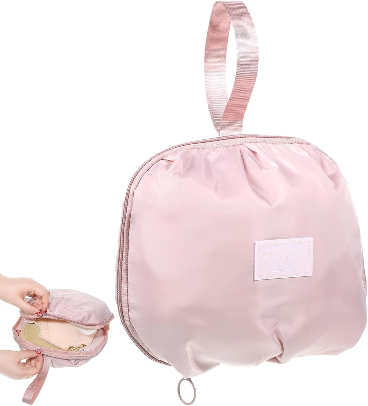 Travel Underwear Organizer Bag,Portable Lingerie Travel Bags Multi-Compartment Storage Underwear Bag For Traveling Lingerie Storage,Ideal For Suitcases and Carry-Ons