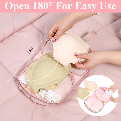 Travel Underwear Organizer Bag,Portable Lingerie Travel Bags Multi-Compartment Storage Underwear Bag For Traveling Lingerie Storage,Ideal For Suitcases and Carry-Ons