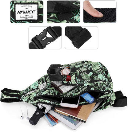 Backpack Sling for Women Anti-Water Crossbody Bag Inclined Adjustable Pack | Casual - Colors A