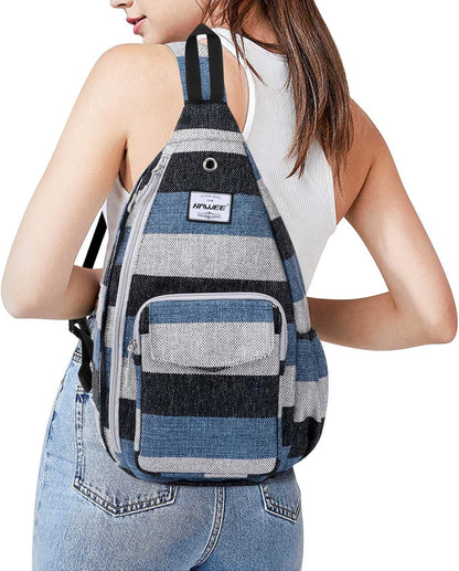 Backpack Sling for Women Anti-Water Crossbody Bag Inclined Adjustable Pack | Casual - Colors A