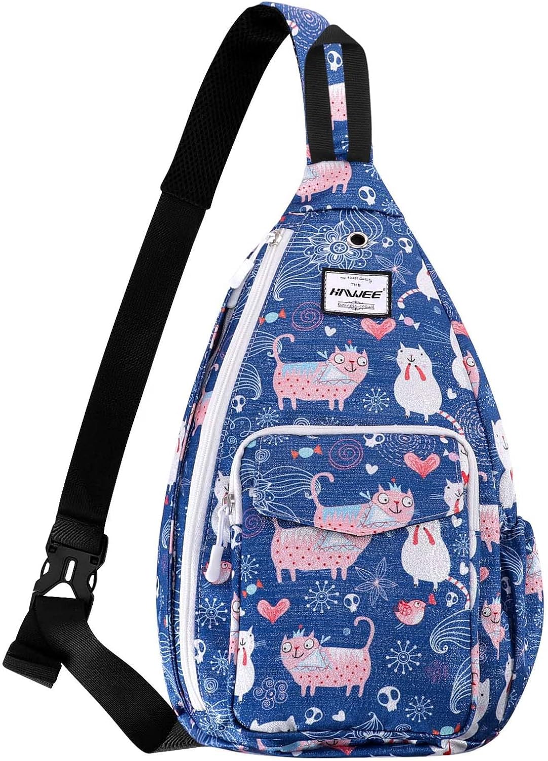 Backpack Sling for Women Anti-Water Crossbody Bag Inclined Adjustable Pack | Casual - Colors A