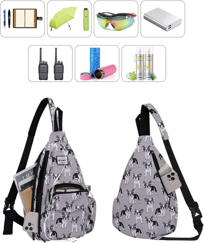 Backpack Sling for Women Anti-Water Crossbody Bag Inclined Adjustable Pack | Casual - Colors A