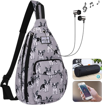 Backpack Sling for Women Anti-Water Crossbody Bag Inclined Adjustable Pack | Casual - Colors A
