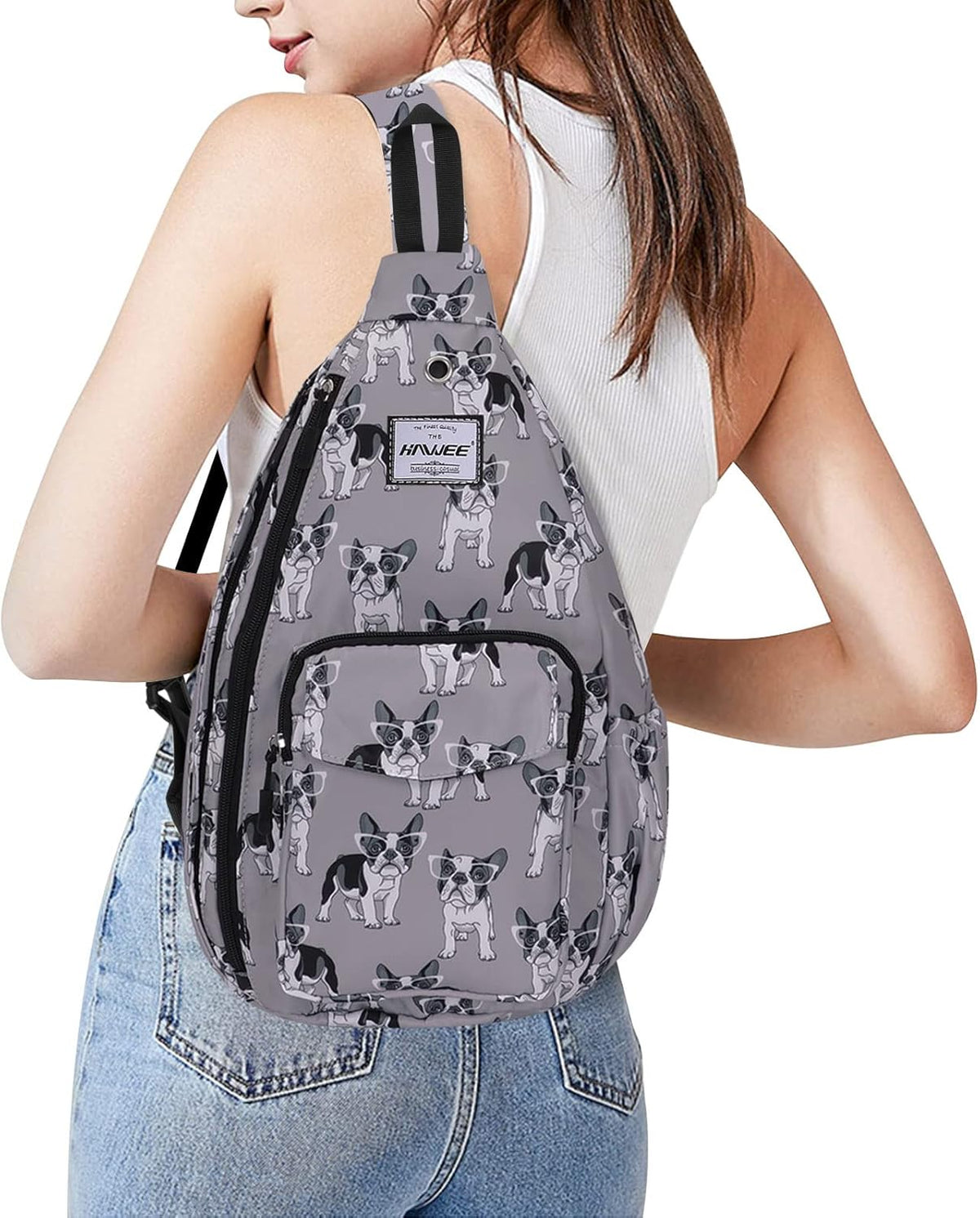 Backpack Sling for Women Anti-Water Crossbody Bag Inclined Adjustable Pack | Casual - Colors A
