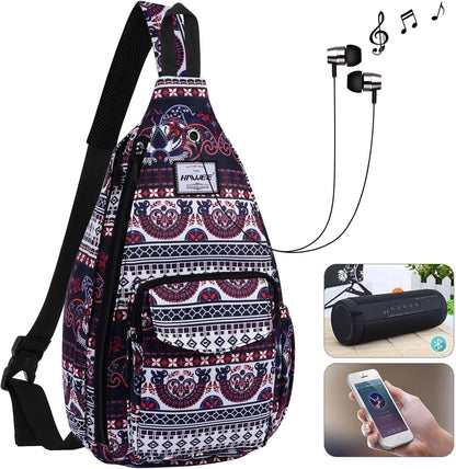 Backpack Sling for Women Anti-Water Crossbody Bag Inclined Adjustable Pack | Casual - Colors A